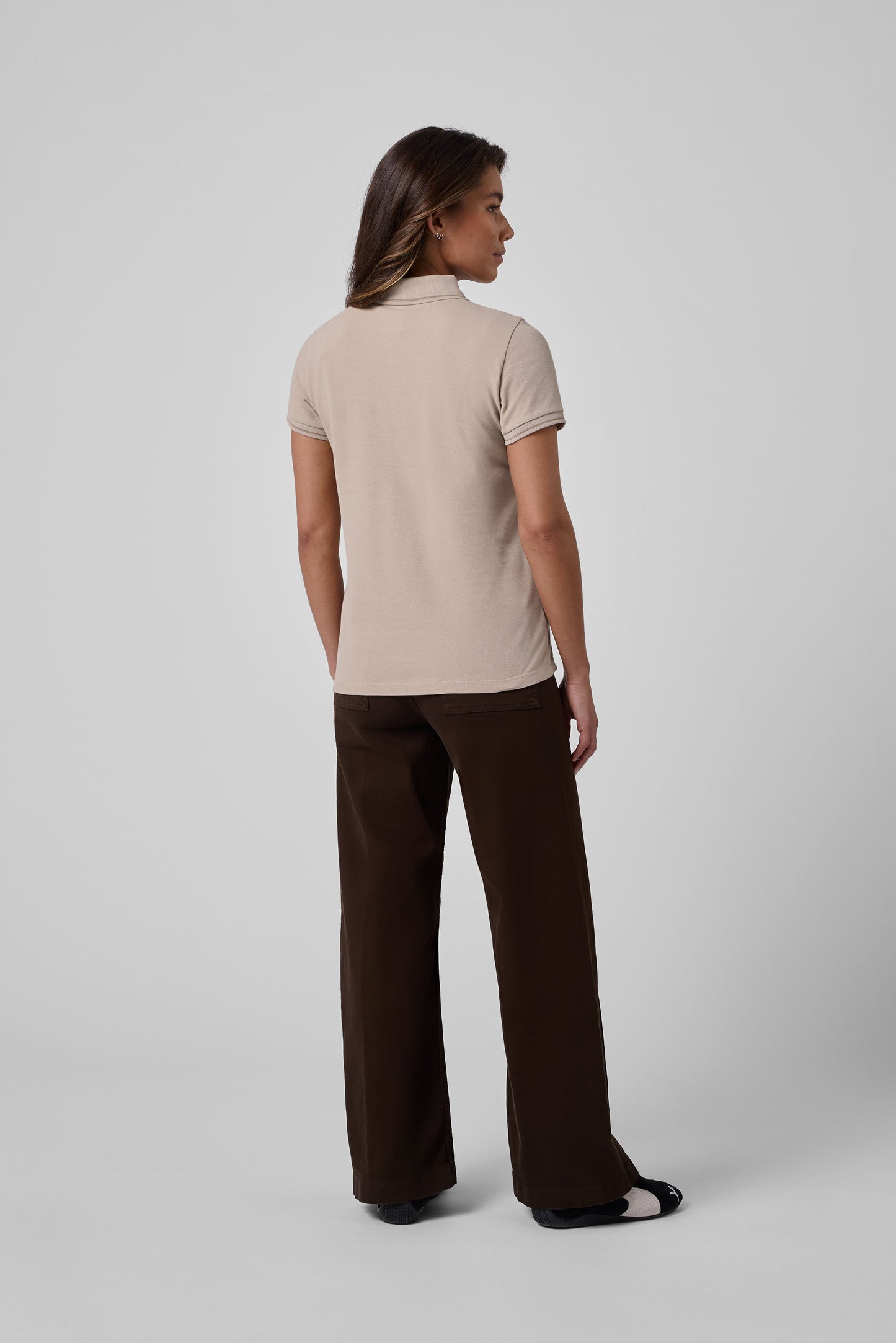BMW POLO SHIRTS WOMEN BEIGE