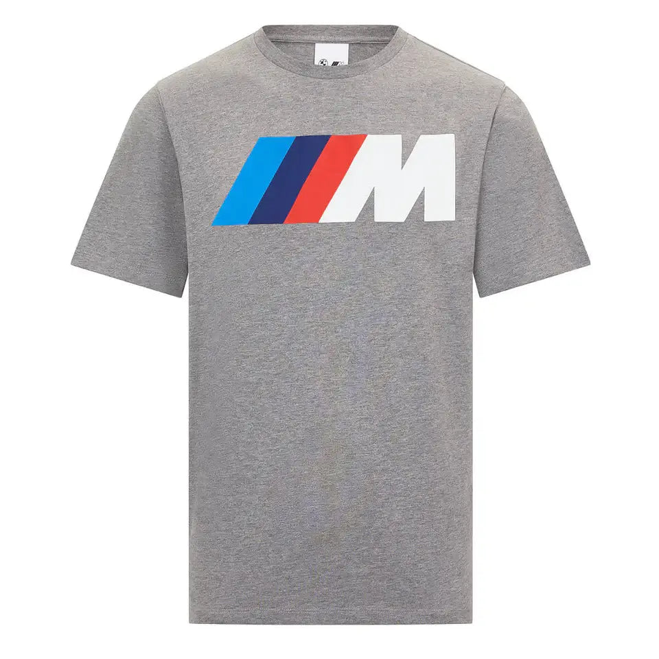 BMW M T-SHIRT LOGO COLOUR UNISEX GREY (NEW)