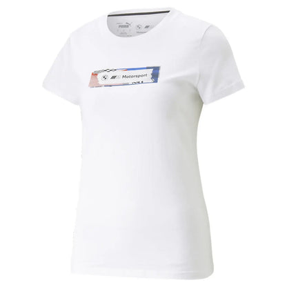 BMW M MOTORSPORT STATEMENT TEE WOMEN WHITE