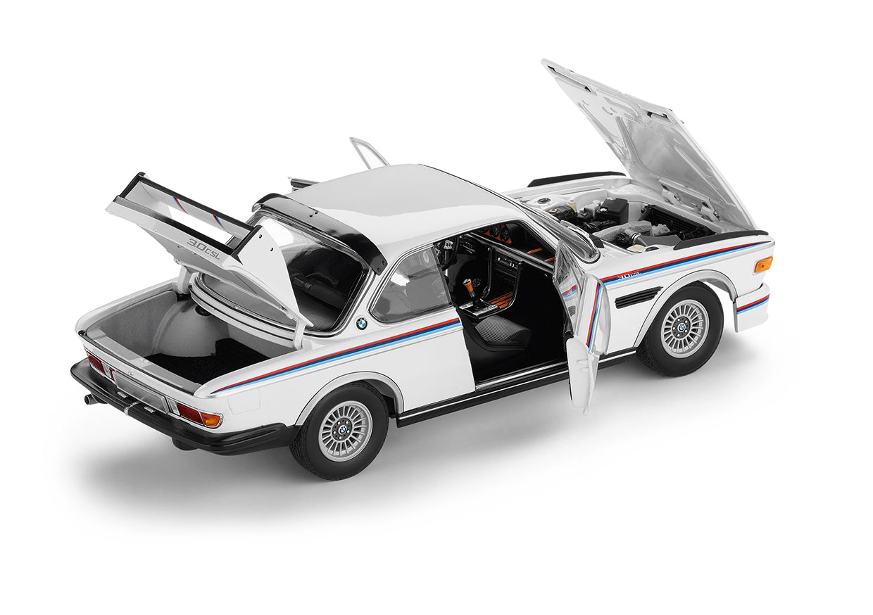 BMW MINIATURE 3.0 CSL WHITE 1:18