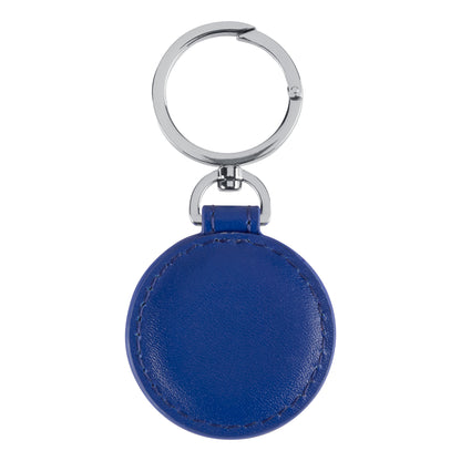 BMW KEY RING LEATHER BLUE