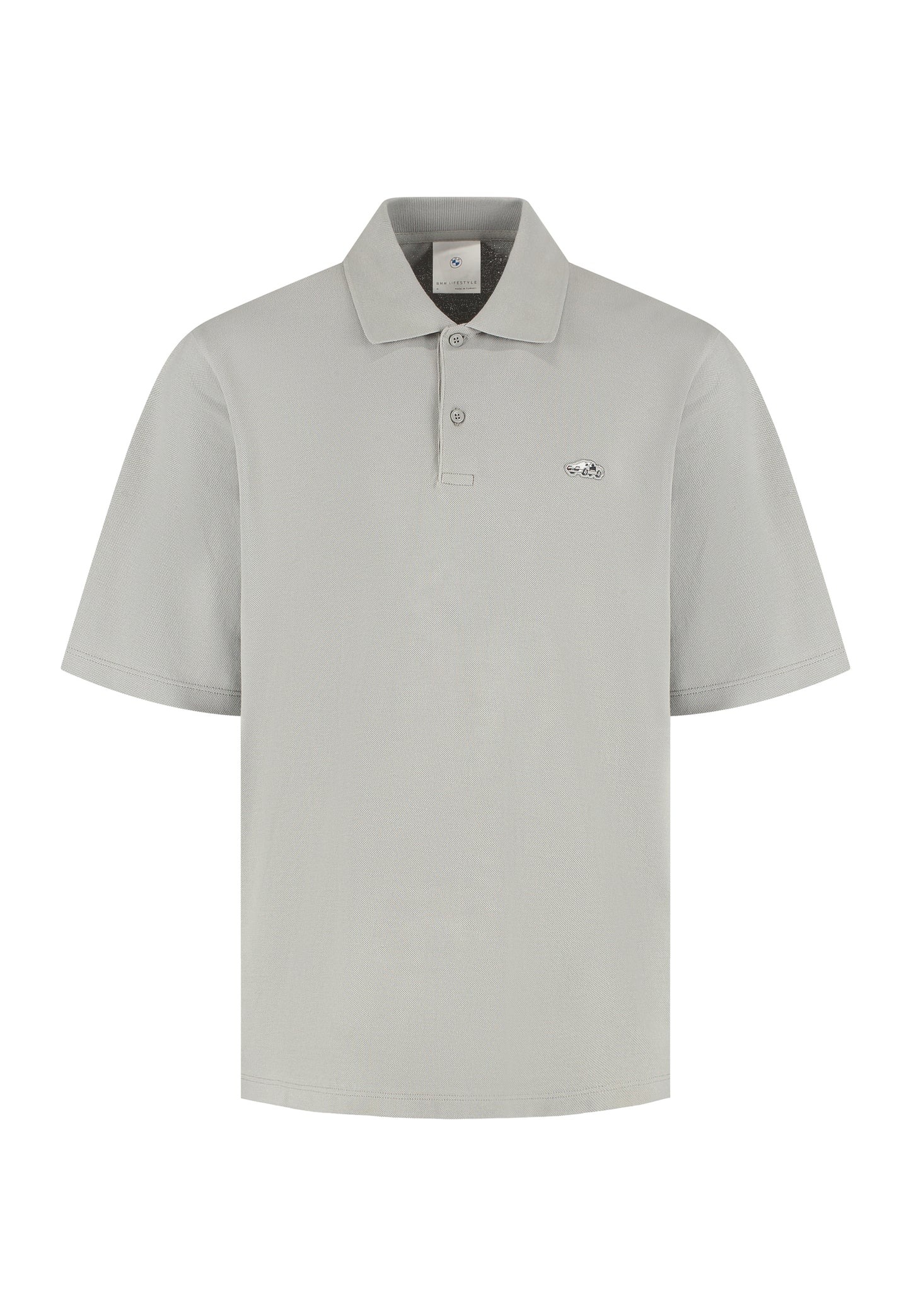 BMW POLOSHIRT Z1 PIXEL CAR OVERSIZED GREY
