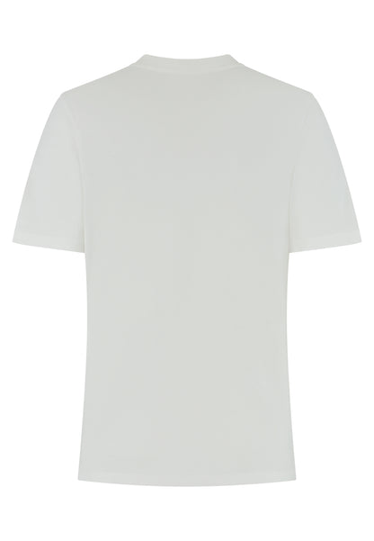 BMW T-SHIRT LOGO EMBOSSED LADIES WHITE