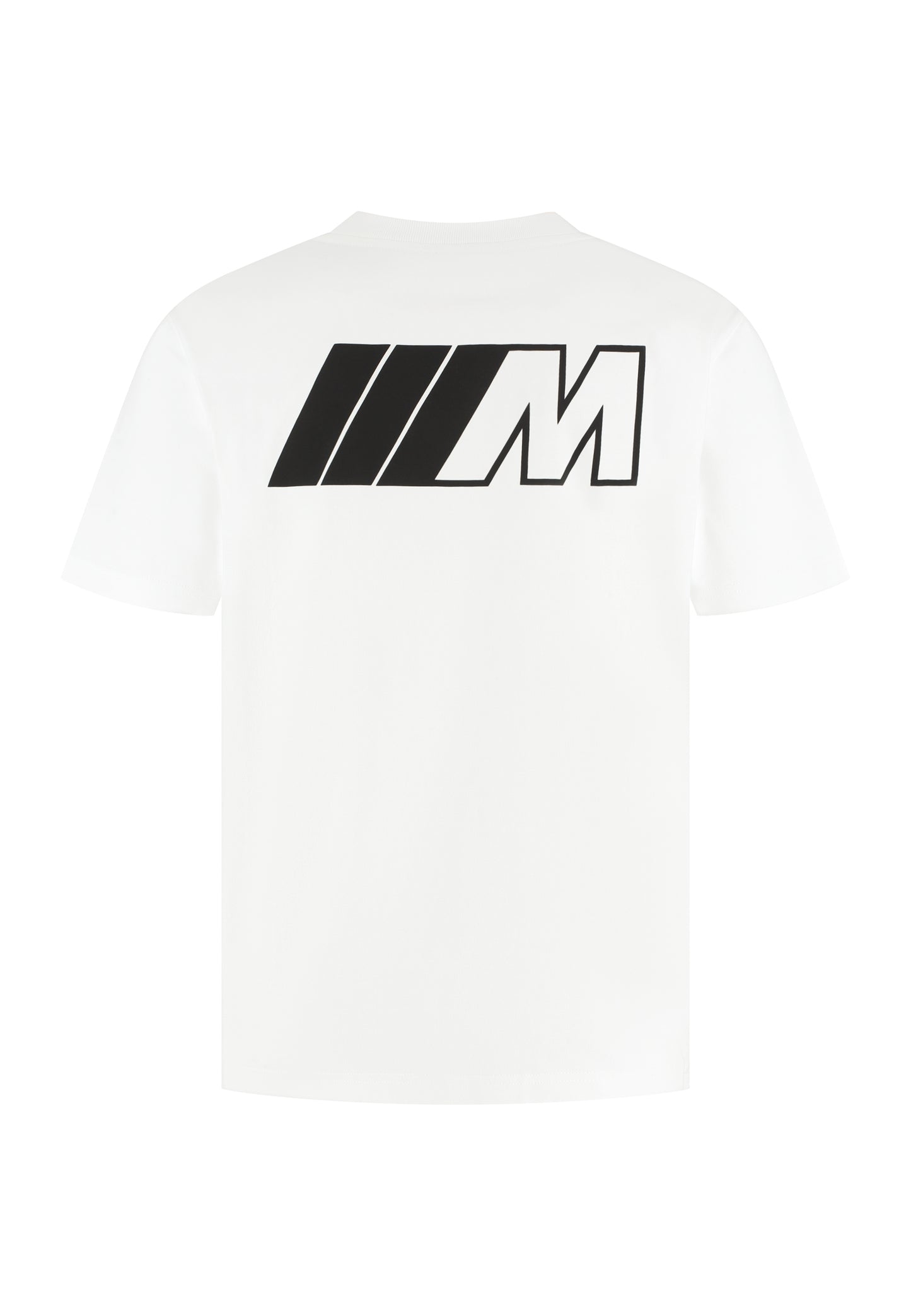 BMW M T-SHIRT LOGO REVERSE UNISEX WHITE