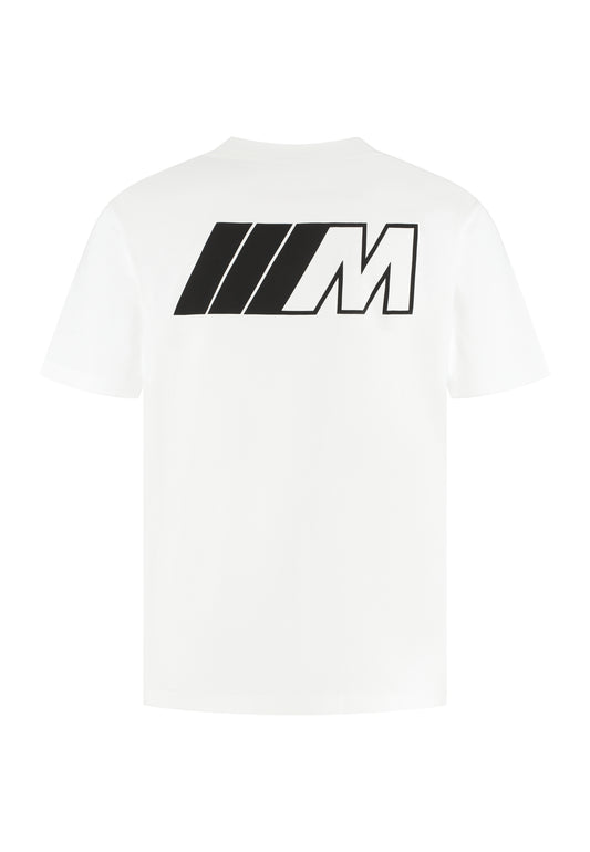 BMW M T-SHIRT LOGO REVERSE UNISEX WHITE