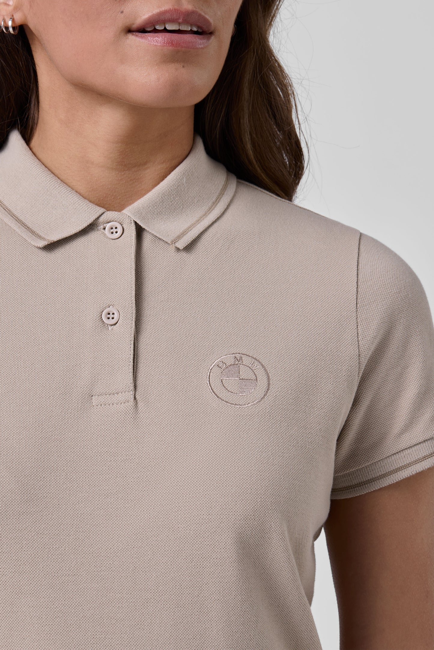 BMW POLO SHIRTS WOMEN BEIGE