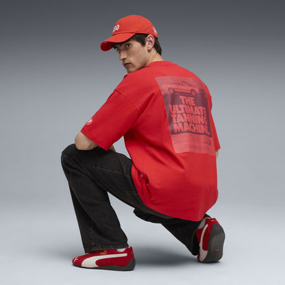 BMW 50Y 3 SERIES GRAPHIC CAR TEE UNISEX RED