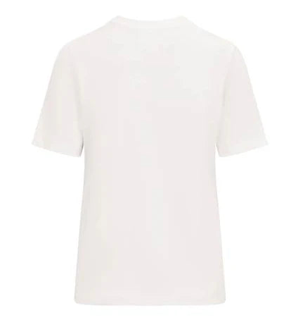 BMW T-SHIRT LOGO EMBOSSED WOMEN WHITE