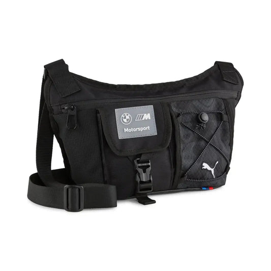 BMW M MOTOR SPORT MESSENGER BAG BLACK