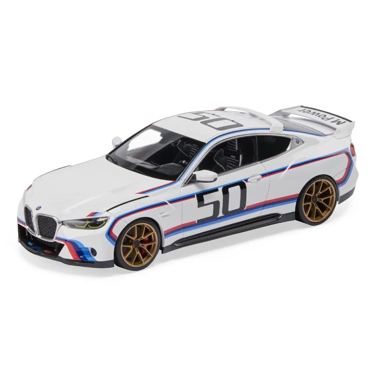 BMW MINIATURE 3.0 CSL, MY. 2022 WHITE 1:18