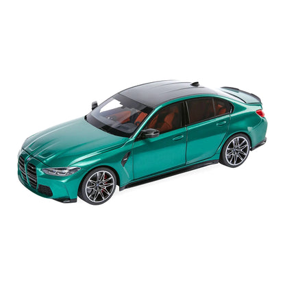 BMW MINIATURE M3 (G80) ISLE OF MAN GREEN METALLIC 1:18