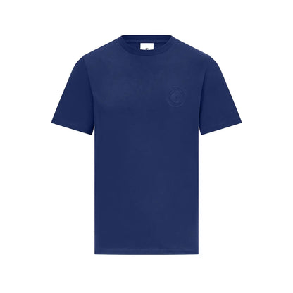 BMW T-SHIRT LOGO EMBOSSED SMALL UNISEX BLUE